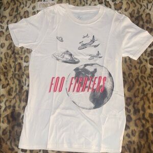 Foo Fighters White Graphic Men's T-Shirt